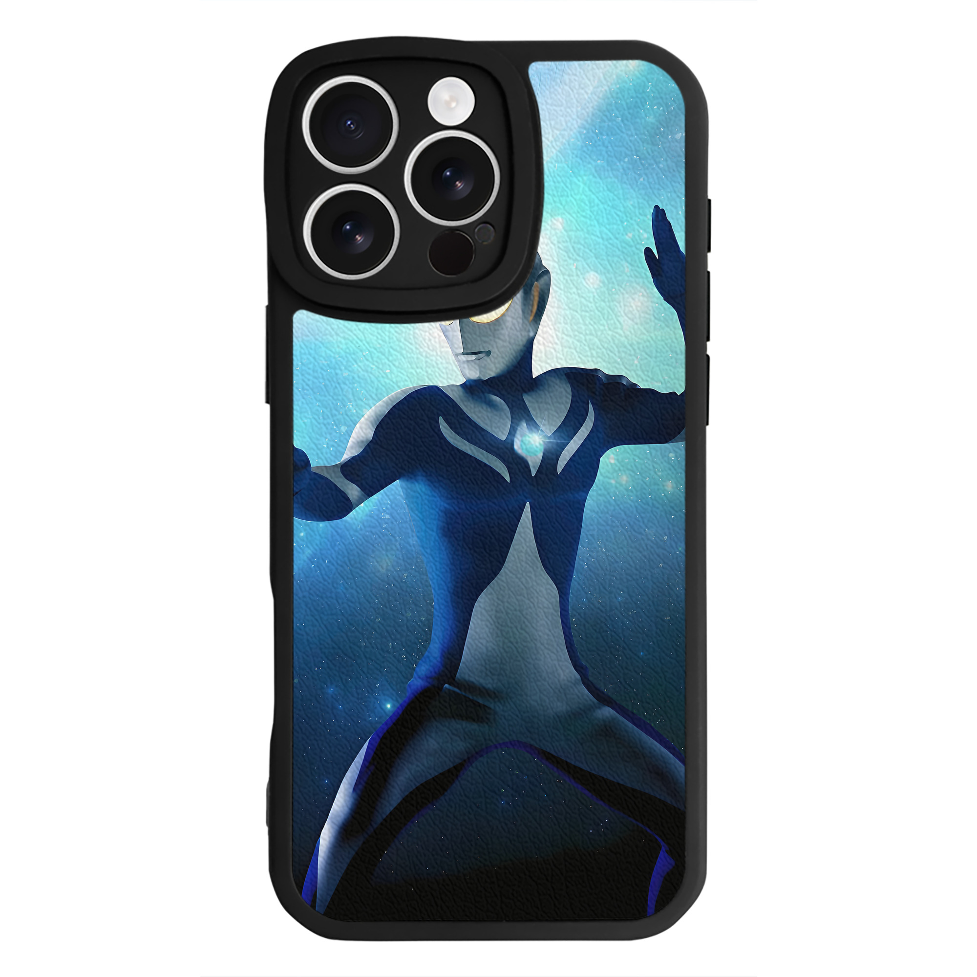 （画像用） ウルトラマン Ultraman 【iPhone 16シリーズ対応】シリコンスマホケース（レザー調） 材質：シリコン